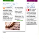 Inside 16 pages for Bell Atlantic for Payphone, ‘Section 1’ and ‘Section 2.’