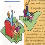 Working Out of Areas’ - father and daughter in college